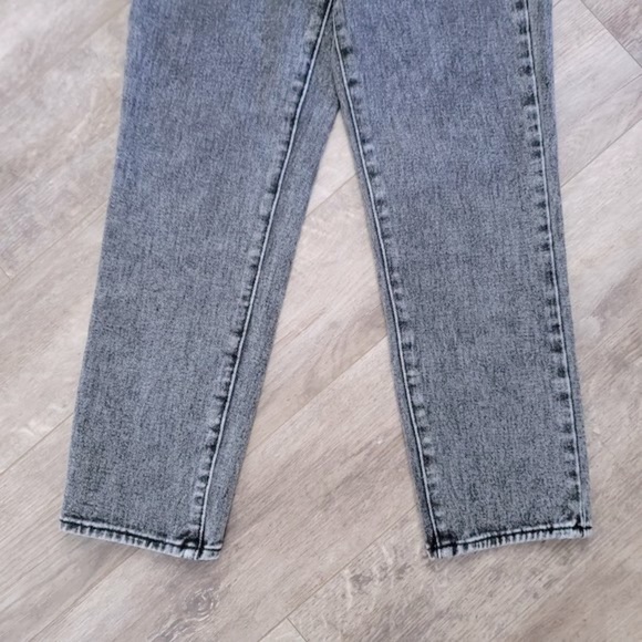 Pacsun High Rise Mom Jeans Stone Washed Grey 23 - Picture 5 of 9
